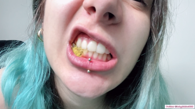giantess gummy bear chew and vore video from Lily Ann