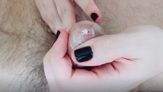 step-mommys shrunken step-son inside step-daddys condom video from Lily Ann