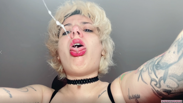 street whore coughs, sneezes and snot on your face video from Lily Ann