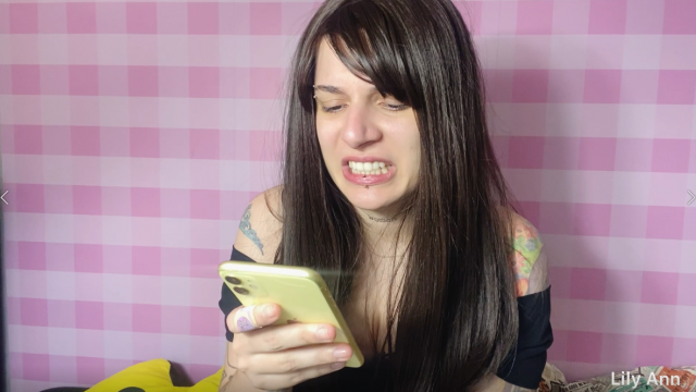 you'd never make me cum SPH video from Lily Ann