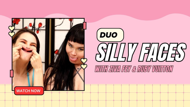 4K Ziva Fey And Ruby Vuitton Making Silly Faces video from Zivafey