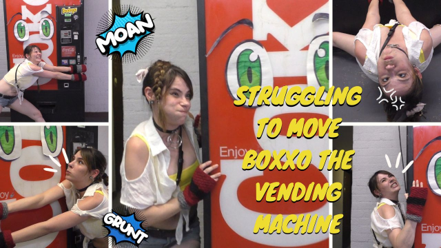 4K Ziva Fey Struggling To Move Boxxo Who Was Reborn As A Vending Machine video from Zivafey
