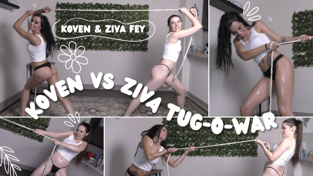 4K Ziva Fey Tug O War With Koven video from Zivafey
