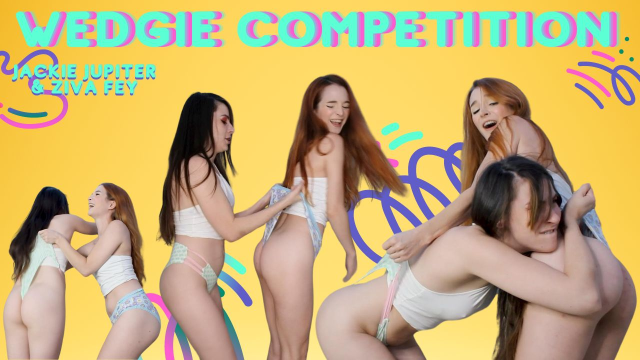 4K Ziva Fey - Wedgie Competition With Jackie Jupiter video from Zivafey