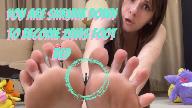 4K Ziva Fey You Are Shrunk Down To Lay In Ziva's Feet video from Zivafey