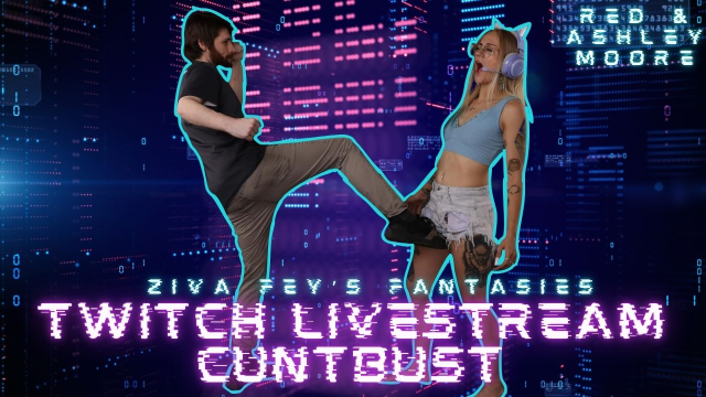 HD Ashley Moore - Twitch Livestream Cuntbust video from Zivafey