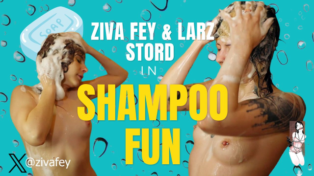 HD Ziva Fey And Larz Shampoo Fun video from Zivafey