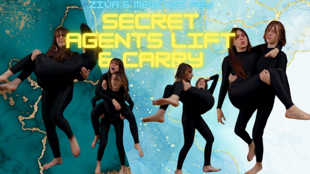 HD Ziva Fey And Mewchii Fey - Secret Agents Lift And Carry CUSTOM video from Zivafey