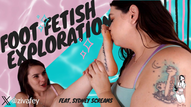 HD Ziva Fey - Foot Fetish Exploration With Sydney Screams! video from Zivafey