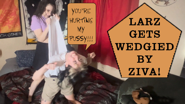 HD Ziva Fey Gives Larz Much Needed Tough Skin With Wedgies And Vedgies video from Zivafey