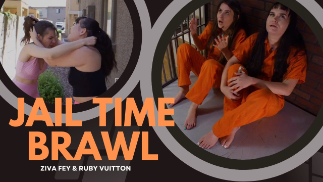 HD Ziva Fey - Jail Time Brawl With Ruby Vuitton video from Zivafey