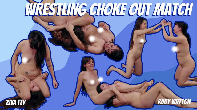 HD Ziva Fey - Wrestling Choke Out Match With Ruby Vuitton video from Zivafey